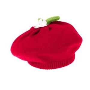 Gymboree Cherry Cute Red Sweater Knit Hat 3-4